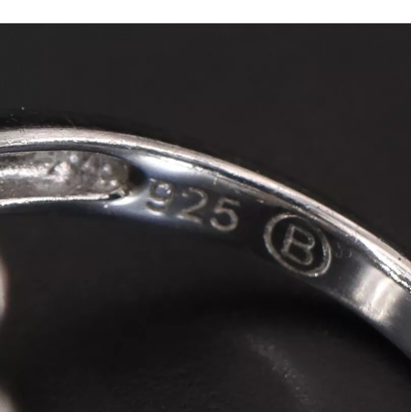 Elegant Genuine Cultured Pearl Sterling Silver Ring Sz 7! - Picture 9 of 14